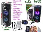 BLUETOOTH SPEAKER ZQS-6208 with REMOTE AND WIRED MIC
