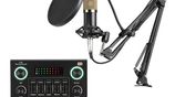 BM800 Condencer Mic with V8 Sound Card