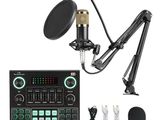 BM800 condencer Mic With V9 Sound Card