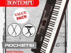 Bontempi Rocket 61 Multi-function Portable Keyboard Value Pack