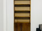 Book Rack with Cupboard