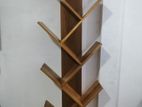 Book Self Wood Rack