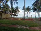 Bopitiya Pamunugama land facing sea beach for sale hotel guest house