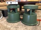 Bose FreeSpace 360P Series II Garden Outdoor Speaker Pair and Amp