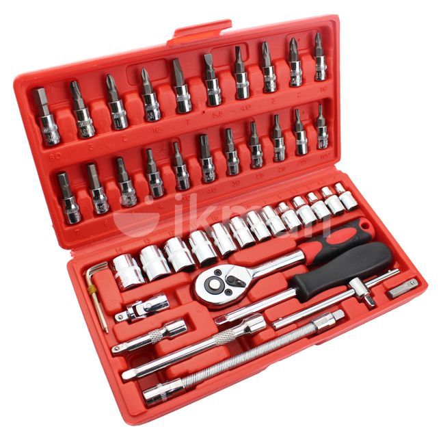 Box Socket Set 1/4 (Satagood) 46pcs for Sale in Godagama ikman