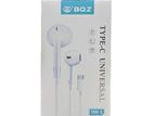 Bqz Type-C Universal Wired Earphone
