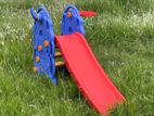 Kids Slide with Swing and Basketball Rockers