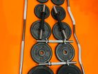 Brand New 10Kg 5ft Bar Weight Plate Dumbbell Set