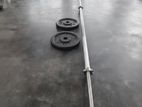Brand New 10kg Dumbbell Set WeightSet 5ft Long Bar