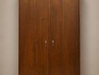 Brand-New 2-Door Mahogany Wardrobe With Drawer Shelves