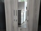 Brand New - 3 Door Melamine Cupboard with Mirror