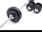 Brand New 30kg Dumbbell and Long Bar set