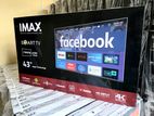 Brand New 43 Inch Imax Smart 4k Android 14 LED Frameless TV