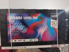 BRAND NEW 50 inch ABANS Smart Android 4K UHD Frameless TV