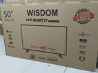 Brand New 50 Inch Wisdom Smart 4K Android 14 LED Frameless UHD TV