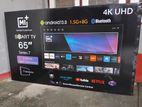 BRAND NEW 65 inch MI+ SMART 4K ANDROID UHD LED FRAMELESS TV