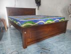 Brand New 72x60 Teak Box Bed With Arpico 6 Inches From Mettress
