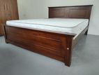 Brand New 72x60 Teak Box Bed with Arpico Spring Mettress 7 Inches