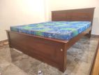 Brand New 72x60 Teak Box Bed With Arpico Super Cool Mettress - F