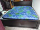 Brand New 72x60 Teak Box Bed With Arpico Super Cool Mettress
