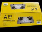 BRAND NEW AIKO Gas Cookers 2 Burner Brass