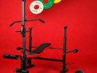 Brand New Bench Dumbbell 5ft Barbell 20Kg Weight Plate Set
