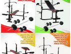 Brand New Bench Dumbbell Weight Plate Full Set ✅ 3" Years Warranty