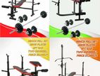 Brand New Bench Dumbbell Weight Plate Home Gym Set