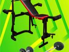 Brand New Big Bench 20Kg Plate Dumbbell Weight Set 3" Years Warranty