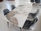 Brand new Ceramic Dining Table with Chairs