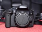 Canon 750D Camera with Other Accesories