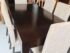 Brand New Dining Table with 6 Cushion Chairs -Li 822