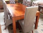 Brand New Dinning Table with 6 Cushion Chairs -Li 18