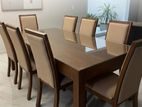 Brand New Dinning Table with 6 Cushion Chairs -Li 32