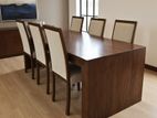 Brand New Dinning Table with 6 Cushion Chairs -Li 55