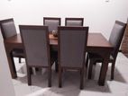Brand New Dinning Table with 6 Cushion Chairs -Li 60