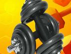 Brand New Dumbbell 10Kg Weight Plate Bench Set 20/30/40/50Kg