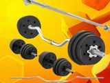 Brand New Dumbbell 5ft Barbell 50Kg Weight Plate Set
