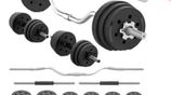 Brand New Dumbbell Bench Home Gym Weight Plate Set 10/15/20/30/40/50Kg