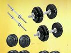 Brand New Dumbbell Weight Bench Plate 20Kg Set ✅ සියළුම පින්තුර 5ම බලන්න