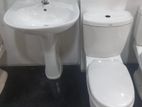 Commode with Wash Basin