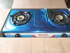 Kawashi Stainless Steel Double Burner Gas Cooker