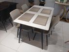 Brand New Granite Top Dining Table Set