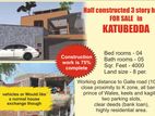 Brand New Half Constructed 03 Story House Sale At Katubeda
