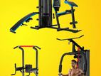 Brand New Home Gym Pullup Dip Station Bench Dumbbell Weight Plate Free