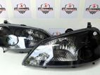 Brand New Honda Civic ES1/3/8 JDM Black Headlight Pair