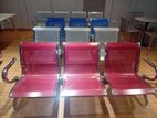 Brand New Lobby Chair -3Seater(Red/Blue/Silva)
