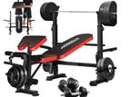 Brand New ලොකු Bench එකක් Dumbbell Weight Plate Set එක්ක