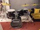 New Maxtone 6 Pieces Accoustic Full Drum Set with 3 Cymbal, Hihat