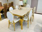 Brand New Modern Luxury Dining Table Set
